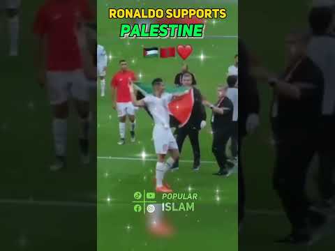 Ronaldo ignores Israel ll Ronaldo supports Palestine ll #shorts #ronaldo #palestine