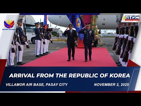 Arrival from the Republic of Korea 11/02/2025
