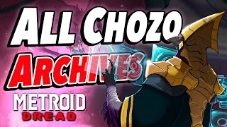 Metroid Dread - All Chozo Archives (100% Unlockables)