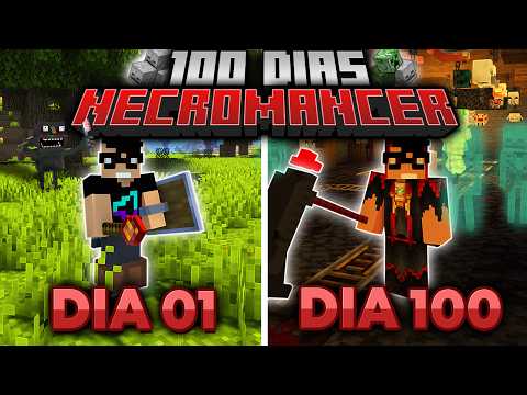 SOBREVIVI 100 DIAS COMO NECROMANCER NO MINECRAFT - O FILME