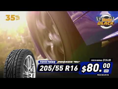 TOYO 205 55 R16 PXTR1 - DOÑO BLACK