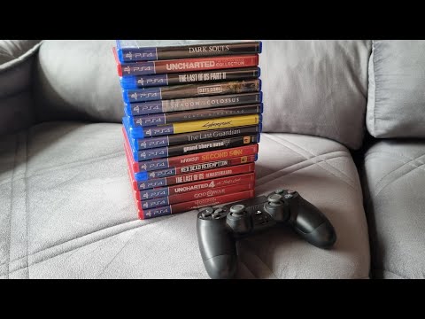 Minha coleção de JOGOS de PLAYSTATION 4