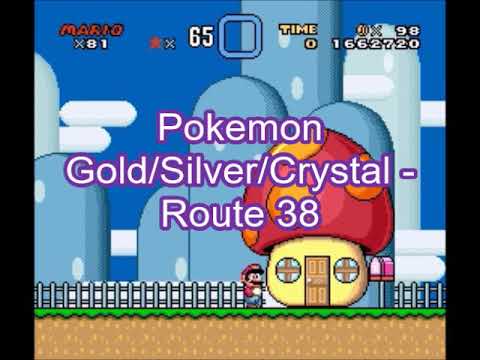 SMW Custom Music - Track -243 (Pokemon Gold/Silver/Crystal - Route 38)
