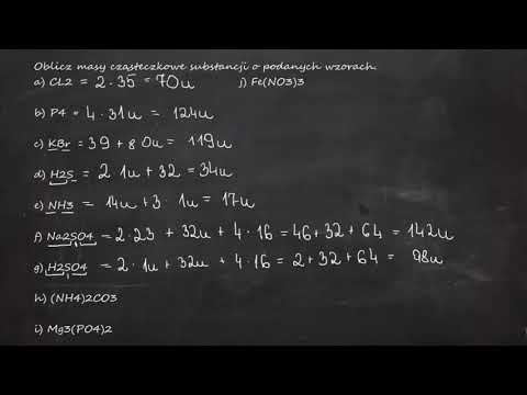 Calculate the molecular masses of the substances with the given formulas. a) Cl2 b) P4 c) KBr d) ...