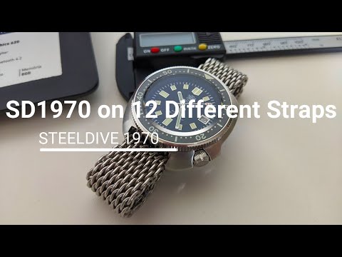 STEELDIVE 1970 - on 12 Different Straps / 12 Correas diferentes