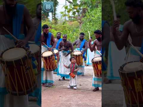 kid playing chenda melam | Poonan's Blue Magic team #shortvideo