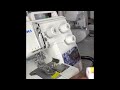 Perfect hem with Juki 1700 coverstitch