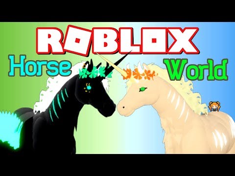 Roblox Horse World Unicorn With Lots Of Horns And It Color Changes Foal Vs Adult Apphackzone Com - roblox horse videos