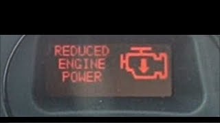 Solution to (Reduced Engine power) message