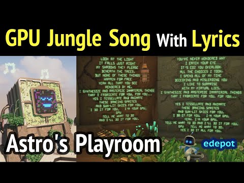 Astro's Playroom: GPU Jungle Song Official Music with Lyrics - How To Reach GPU (and Unlock Lyrics)