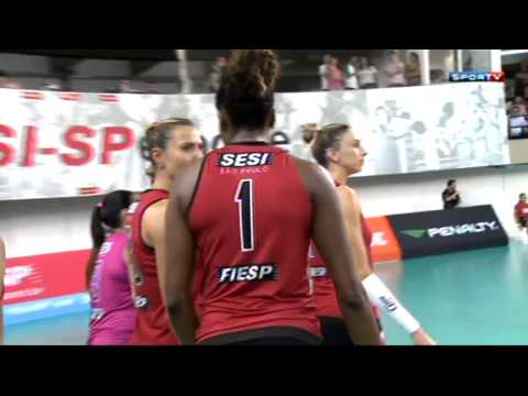 JG02 - SESI/SP X SÃO CRISTÓVÃO SAÚDE/SÃO CAETANO - Paulista de Vôlei Feminino 2014 - SEMI FINAL