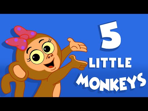 Five Little Monkeys  | Kids Songs |  Bear TV Songs