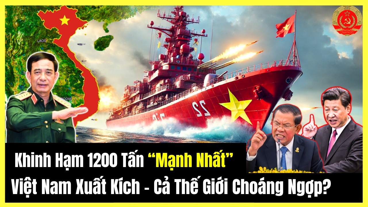 🔴[TRỰC TIẾP] Khinh Hạm 1200 Tấn “Mạnh Nhất” Việt Nam Xuất Kích - Cả Thế Giới Choáng Ngợp?