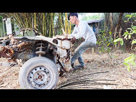 I transformed a dilapidated 40-year-old car into a modern one.