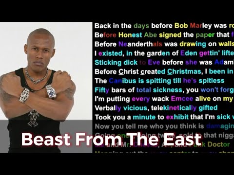 Canibus on Beast From The East- Rhymes Highlighted