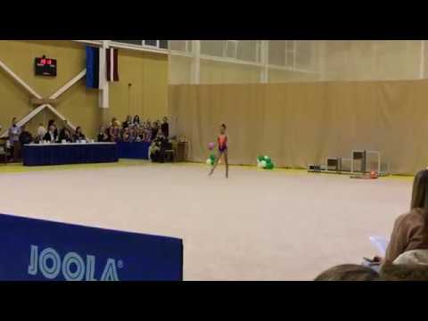 Ema Mucharskyte (LTU) - 2017 02 25 Lithuania championship- Ball