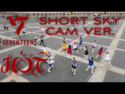 [ K-POP IN PUBLIC; SKY CAM; TAKE 360° ] SEVENTEEN — HOT dance cover RUSSIA