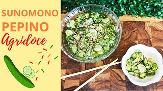 Como Fazer Sunomono Rápido e Fácil | Pepino Agridoce Japonês #03