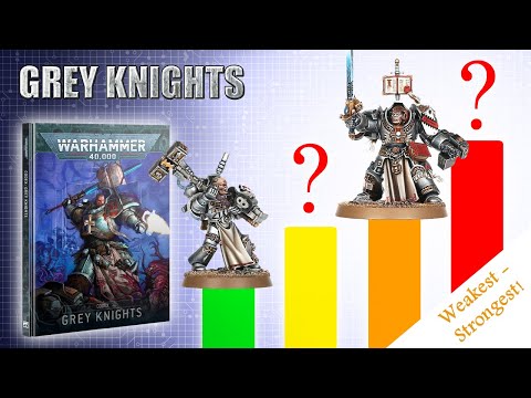Grey Knights Units RATED Tier List 10th Edition Codex - Strongest + Weakest Datasheets