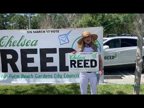 Chelsea Reed is all about a sustainable future for Palm Beach Gardens.