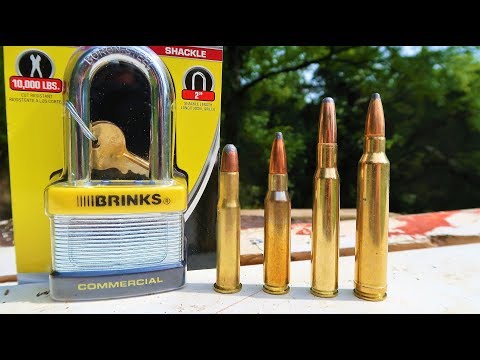 Padlock vs 30-30 vs 308 vs 30-06 vs 300 win mag