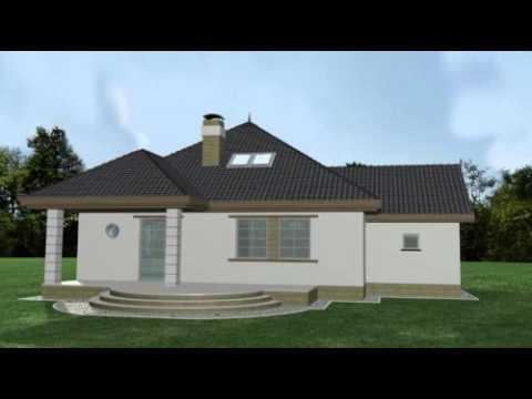 Magnolia - projekt domu pracowni Horyzont