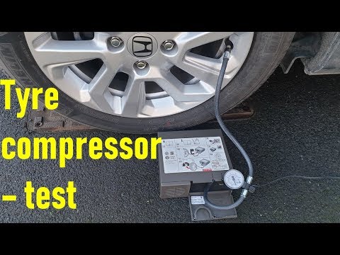 Tyre compressor - test