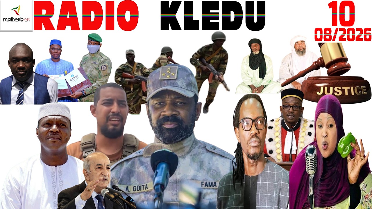 La Revue de Presse de la RADIO KLEDU du 10 Août 2026