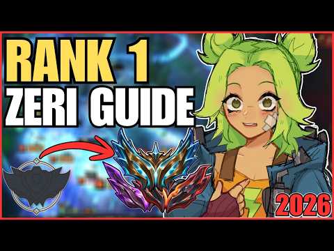 RANK 1 ZERI GUIDE | S16 Runes, Items, Tips & Tricks, Matchups & Synergies