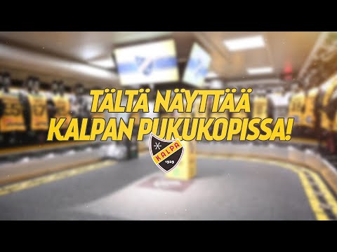 Tältä näyttää KalPan uudistetussa pukukopissa!