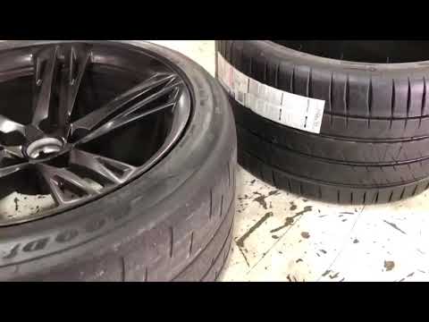 Camaro ZL1 1LE Winter Tire Install with Michelin Pilot Sport 4S