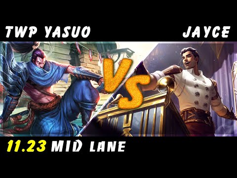 TheWanderingPro - Yasuo vs Jayce MID Patch 11.23 - Yasuo Gameplay