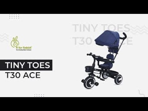R for Rabbit Tiny Toes T30 Ace Tricycle For Kids Installation Video