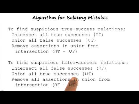 Error Detection Algorithm Georgia Tech KBAI Part 5