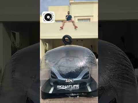 “Supercar Dibungkus Balon Raksasa?! 🤯”#smartphone#aksesorishpkeren#tech