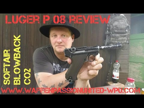 ✔LUGER P08 Review | Heroes of WW2 | co2 | Blowback| WaffenPassionUnited-wpu.com | Airsoft
