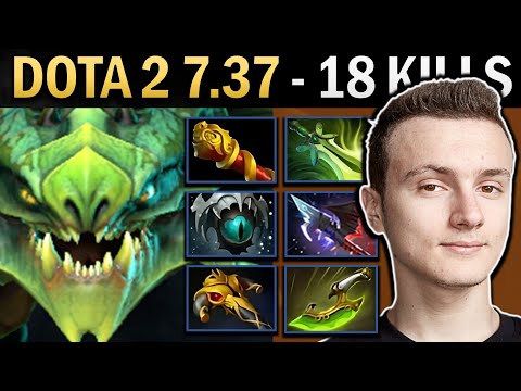 Viper Gameplay Miracle with 18 Kills and Butterfly - Dota 2 7.37