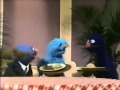 Sesame Street Fat Blue And The New Waiter