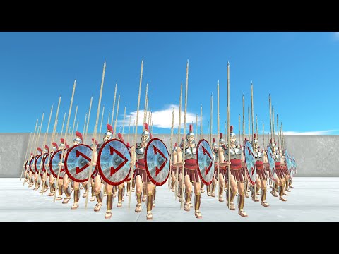 100x SPARTAN WARRIOR VS ALL UNITS | ANIMAL REVOLT BATTLE SIMULATOR