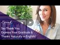 32 Ways to Say Thank you in English