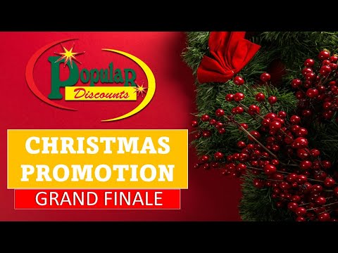 Popular Discounts Christmas Competition Grand Prize Winners 2025