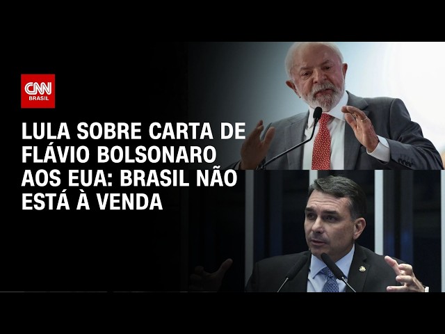 “Brasil não está à venda”, diz Lula sobre carta de Flávio aos EUA; veja análise | CNN PRIME TIME