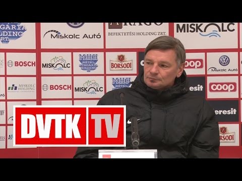 Horváth Ferenc értékelése | DVTK - Haladás | 2016. november 19. | DVTK TV