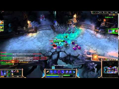 Nocturne Kayle and Akali vs Katarina Draven and Cho, Noc is scary