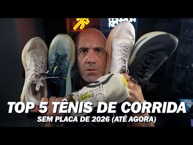 TOP 5 TÊNIS para rodagem e treinos leves em 2026 (até agora)