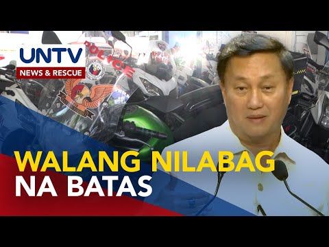 Paggamit ng police decals ng motorcycle escorts, walang nalabag na batas — Sen. Tolentino