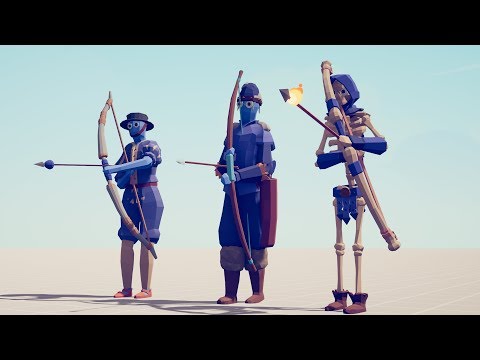 ARCHERS TRIO vs EVERY UNIT - Totally Accurate Battle Simulator TABS