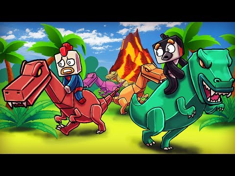 Minecraft | JOEBUZ IS BACK WITH DINOSAURS - Morph Hide and Seek! (Jurassic World)