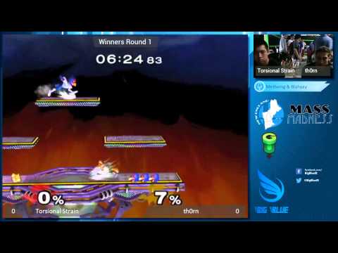 Mass Madness Monthly 1 - Torsional Strain (Fox) vs th0rn (Falco) - SSBM WR1
