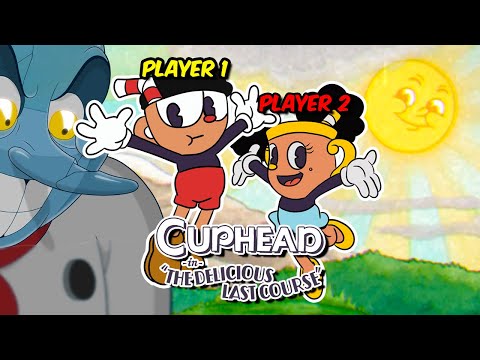 2 FUNNY Idiots Completing Cuphead... THIS TIME THE DLC!! (Full Gameplay)